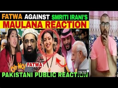 Indians Fatwa Against Simriti Irani Pakistan Public Shocking Reaction