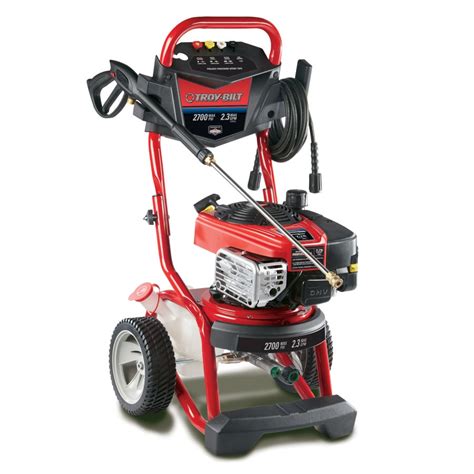 Troy Bilt 2700 PSI 2 3 GPM Cold Water Gas Pressure Washer With Briggs