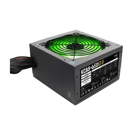 Boite D Alimentation Modulaire AeroCool 80PLUS Gold 650W RGB