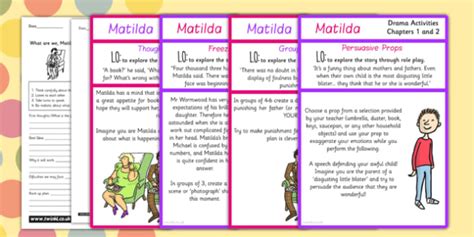 Drama Club Activity Ideas Matilda Teacher Made