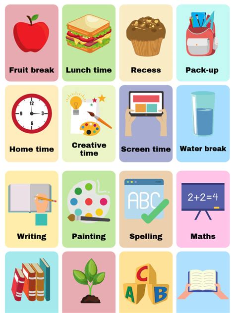 visual flashcards  autism