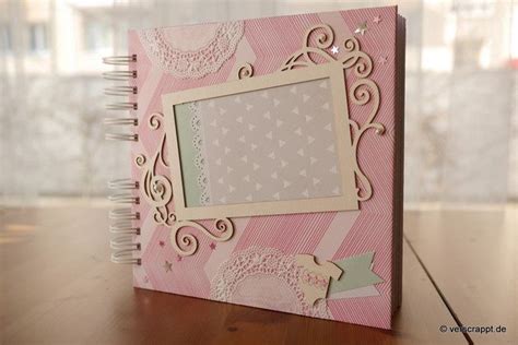 Verspieltes Babyalbum Mit Bord Ren Fotoalbum Baby Babyalbum Baby