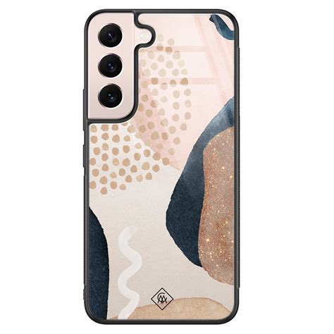 Samsung Galaxy S Glazen Hardcase Abstract Dots Casimoda Nl