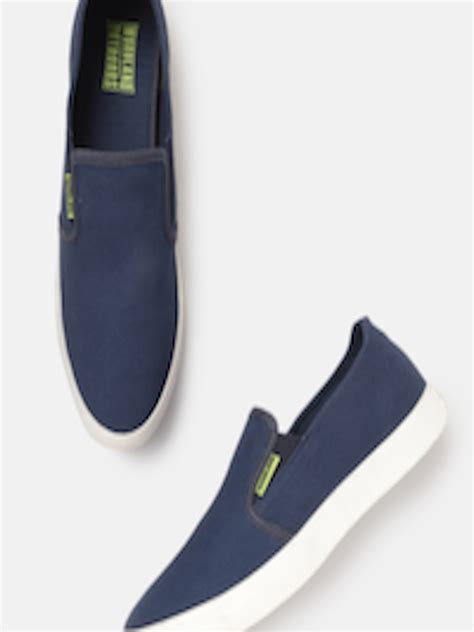 Buy Woodland Canvas Slip On Sneakers Casual Shoes For Men 20745618 Myntra