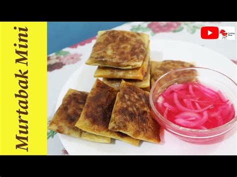 Resepi Murtabak Mini Guna Kulit Popia Dan Cuka Bawang Yang Mudah Untuk