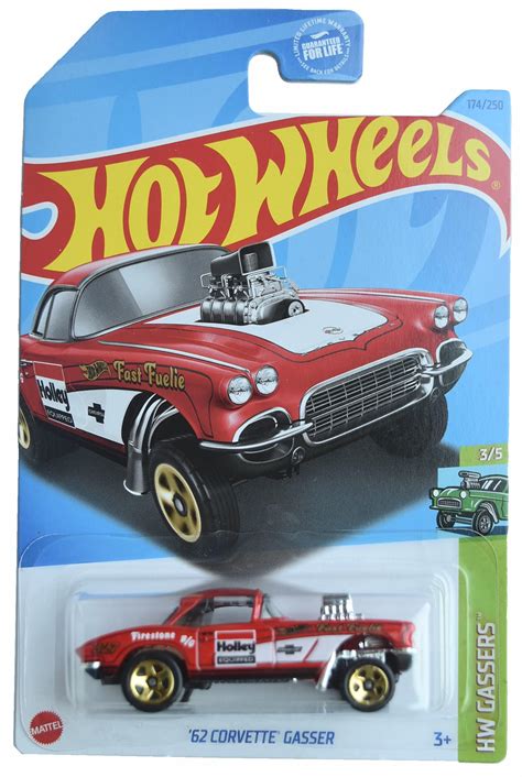 Hot Wheels HW Gassers Corvette Gasser Red Full Card Gamebreaker