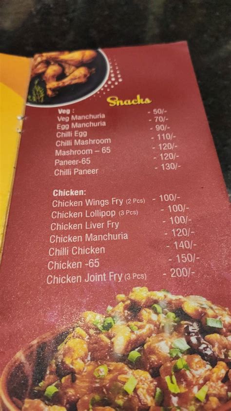 Menu At Ratna Food Court Guntur