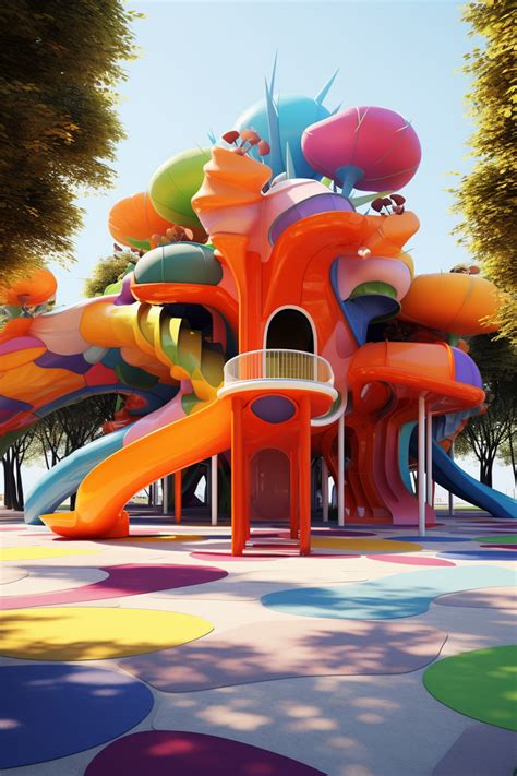 Futureplay Playgrounds Of The Near Future Playground Design Playground Futuristic Design