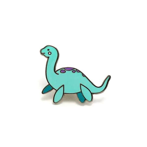 Loch Ness Enamel Pin Hard Enamel Pin Cloisonné Nessie Lapel Pin Loch