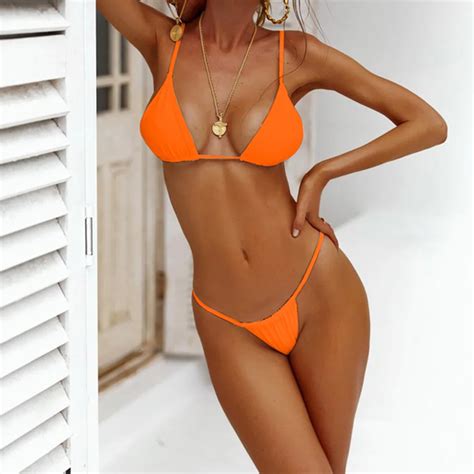 Trangel Bikinis 2019 Mujer Sexy Swimwear Swimsuit Female Women Micro