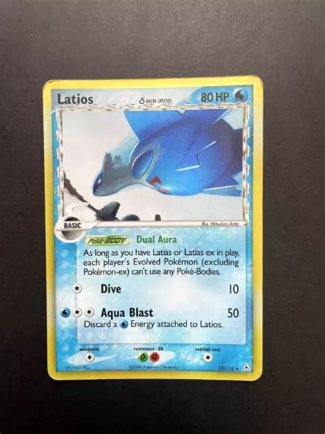 LATIOS DELTA SPECIES 12 110 Holon Phantome Pokémon Karte Eng Holo