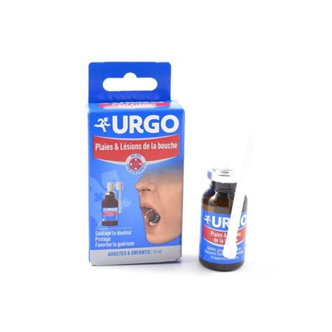 Urgo Plaies Et Lésions De La Bouche Flacon De 15 Ml Notrepharma