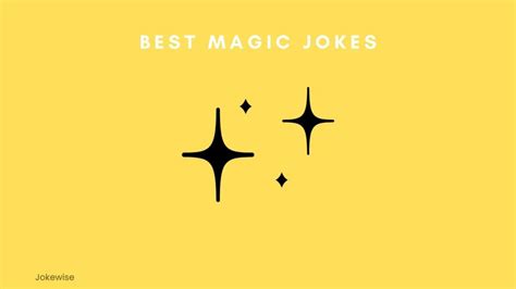 Funny Magic Puns That Will Make You Laugh Jokewise