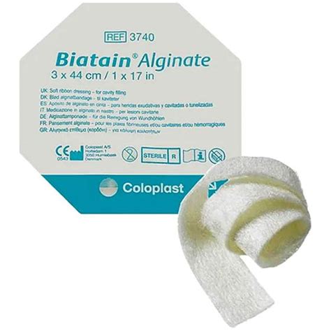 Curativo Biatain Coloplast Alginato Fita X Cm Unidade