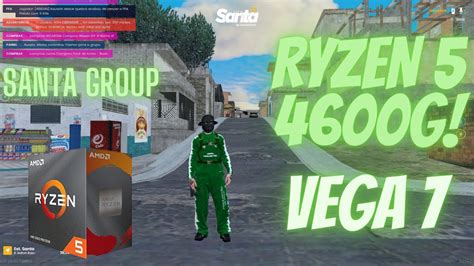 RYZEN 5 4600G RODANDO GTA RP FiveM SEM PLACA DE VÍDEO gtarp