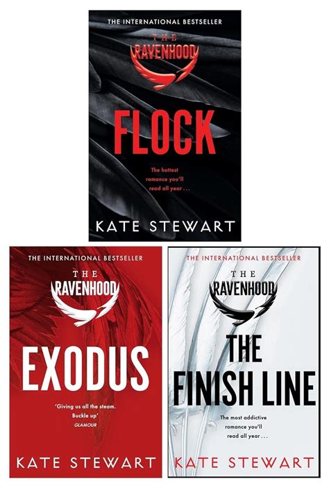 The Ravenhood Series By Kate Stewart 3 Books Collection Set Flock