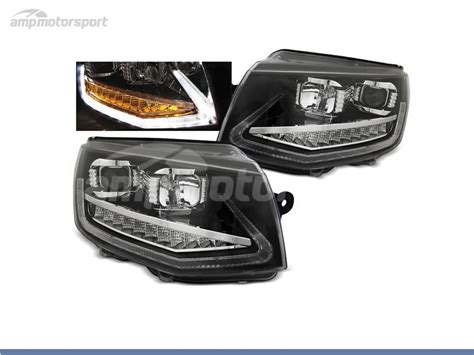 FAROIS DIANTEIROS LUZ DIURNA LED REAL DRL PARA VOLKSWAGEN TRANSPORTER