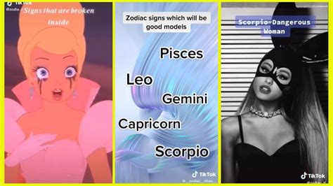 Zodiac Signs TikTok Compilation Zodiac Facts TikTok 105 YouTube