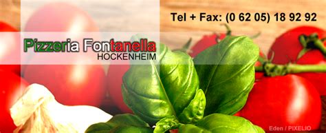 Willkommen Pizzeria Fontanella Hockenheim