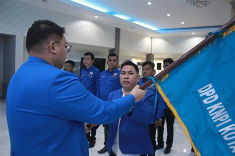 Lantik Pengurus DPD KNPI Bitung Rio Dondokambey Bung Rendy Rompas