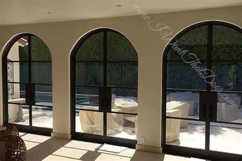 Hotel Lobby Iron Entry French Doors | Universal Iron Doors