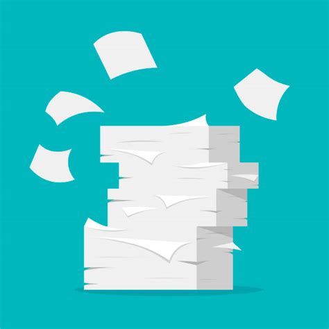 59,800+ Pile Of Paper Stock Illustrations, Royalty-Free Vector Graphics & Clip Art - iStock