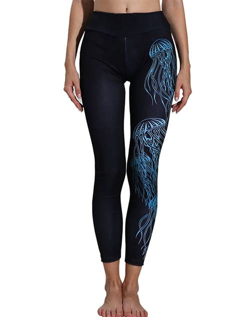 Sexy Dance Digital High Waist Yoga Pants Tummy Control Workout Trousers Women Stretch Yoga