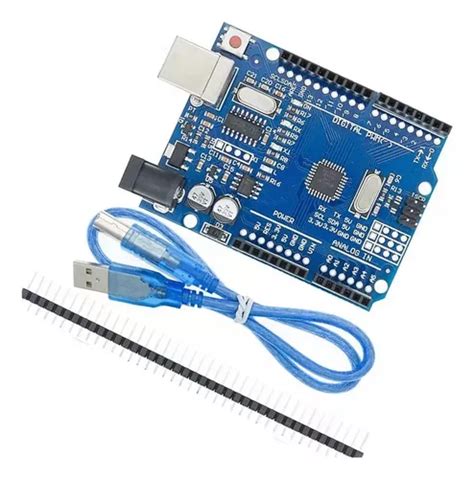 Kit Placa Compatible Con Arduino Uno R Atmega Ch G Smd