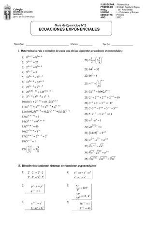 Calam O Guia Ecuaciones Exponenciales