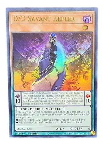 Dd Savant Kepler Carta Yugioh Inglés Ultra Rare