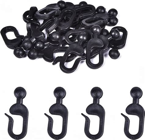 Aonear Pack Plastic Hooks For Gazebo Curtains And Mosquito Netting