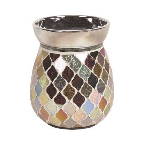 Aroma Copper And Gold Mosaic Electric Wax Melt Warmer Ar1371 Candle Emporium