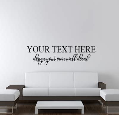 Design Your Own Wall Decal With Our Design Tool At Eydecals