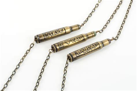 DIY Etched Bullet Necklaces – Rings and Things