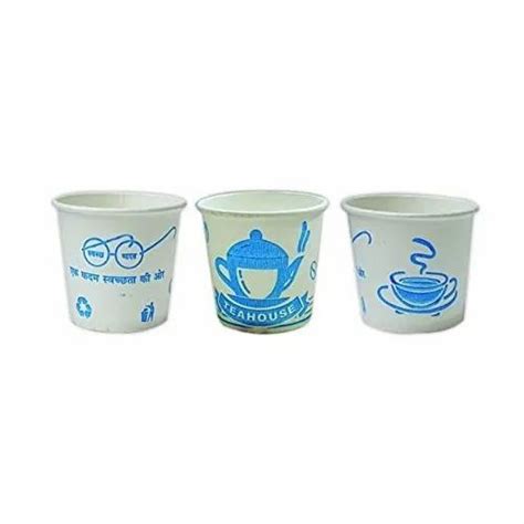 White And Blue Ml Printed Paper Cup For Event At Rs Pkt In