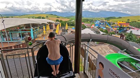 Black Hole Water Slide At Tatralandia YouTube