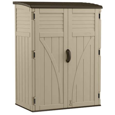 Suncast 2 Ft 8 In X 4 Ft 5 In X 6 Ft Large Vertical Storage Shed Bms5700 The Home Depot