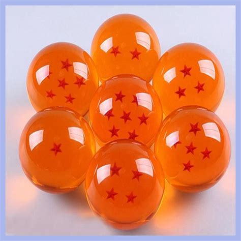 1 Pc 7cm Japan Anime Dragon Ball Z Star Crystal Ball Big Size Resina