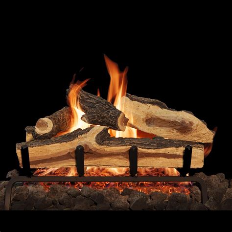 Grand Canyon 18-Inch Mountain Split Oak Vented Natural Gas Log Set W/ 3