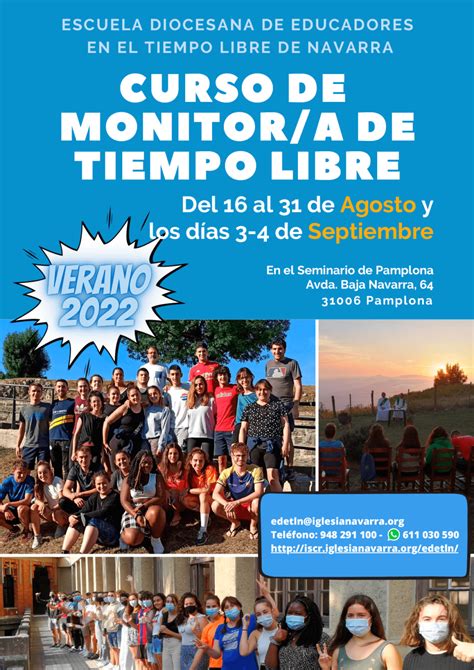 Curso De Monitor De Tiempo Libre Deleju Navarra