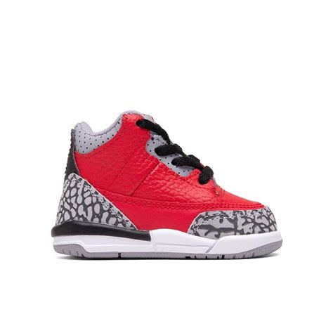 Air Jordan 3 Retro SE (TD) Fire Red - Fire Red/Cement Grey/Black – Feature