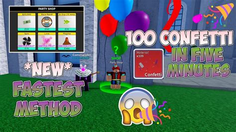 How To Get CONFETTI FAST In Blox Fruits FASTEST METHOD YouTube