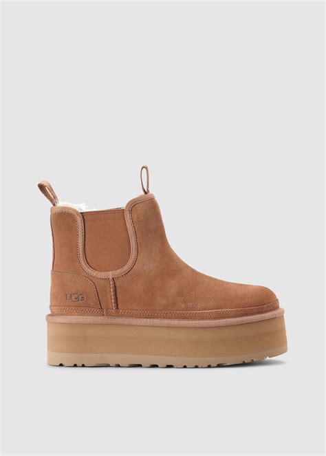 Ugg Neumel Platform Chelsea Boot In Brown Lyst Uk