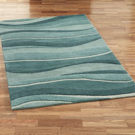 Ocean Landscapes Wool Area Rugs