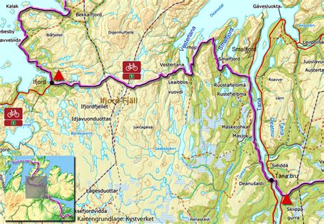 Radweg Durch Nordnorwegen Vom Nordkap Nach Kirkenes Etappe Ifjord