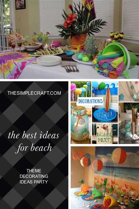 The Best Ideas For Beach Theme Decorating Ideas Party Home