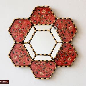 Round Accent Wall Mirrors Set 3 'flowering Andes' From - Etsy