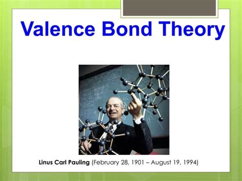 PPT - Valence Bond Theory PowerPoint Presentation - ID:5616566