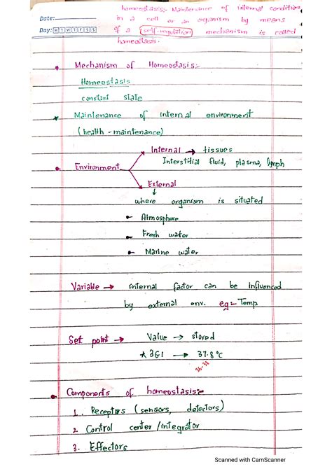 SOLUTION Homeostasis Feedback Mechanism And Thermoregulation Studypool