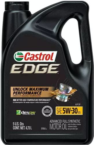 Aceite Castrol Edge 5w30 Sintético Garrafa 4 73 L